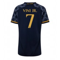 Camiseta Real Madrid Vinicius Junior #7 Visitante Equipación para mujer 2023-24 manga corta